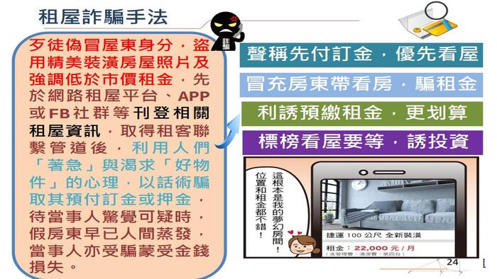 租屋詐騙預防圖片