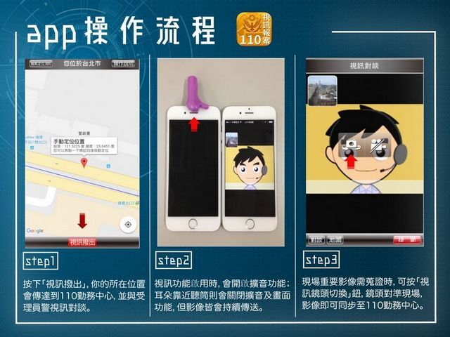 守護校安　中山大學與高市警共推「視訊報案APP」(另開新視窗/jpg檔)圖片